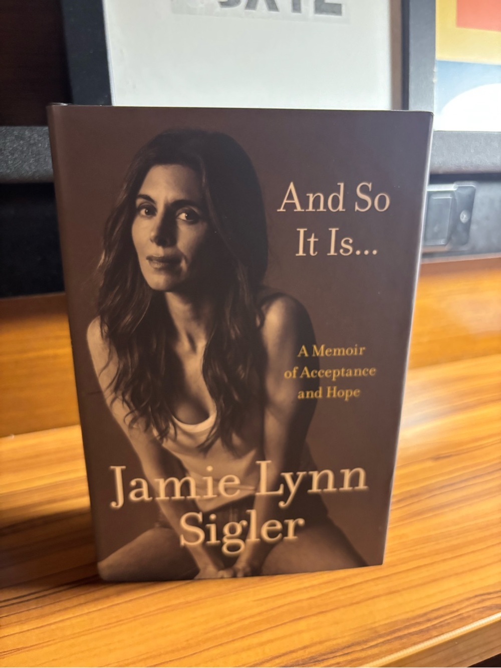 Autographed Jamie Lynn Sigler book